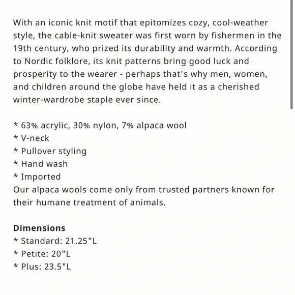 Anthropologie Ramona Cable-Knit Sweater. Pre-Owned. - Picture 13 of 13